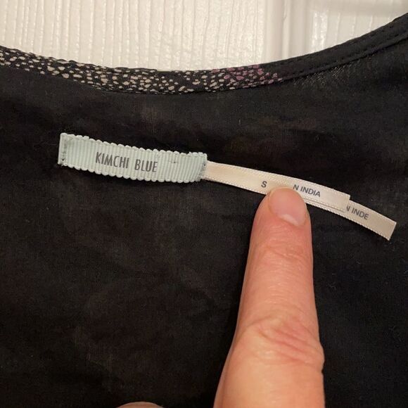 Urban Outfitters Kimchi Blue Navy Floral Sleeveless Mini Dress - Picture 2 of 8